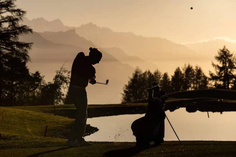 Portrait de golfeur