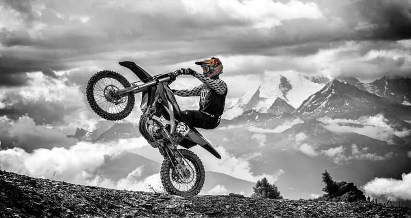 Pilote de motocross