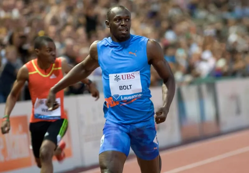 Portrait d'Usain Bolt